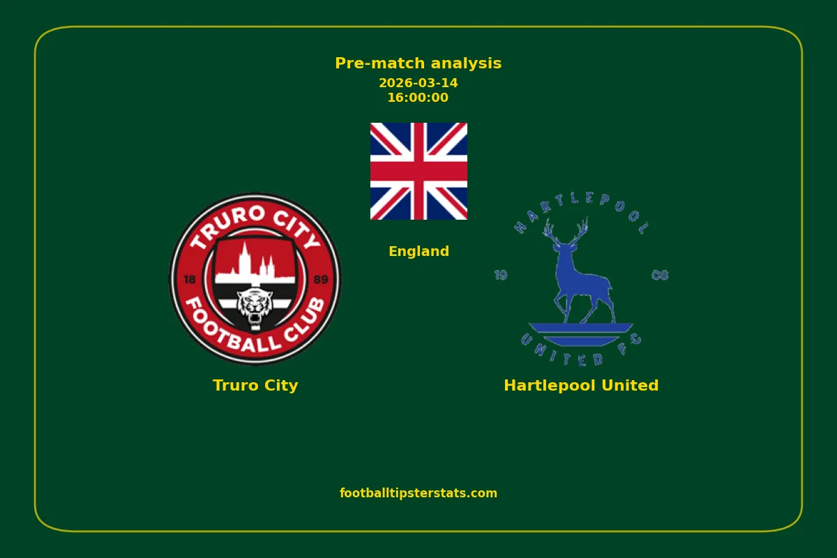 Pre-match analysis: Truro City vs Hartlepool United on 2026-03-14
